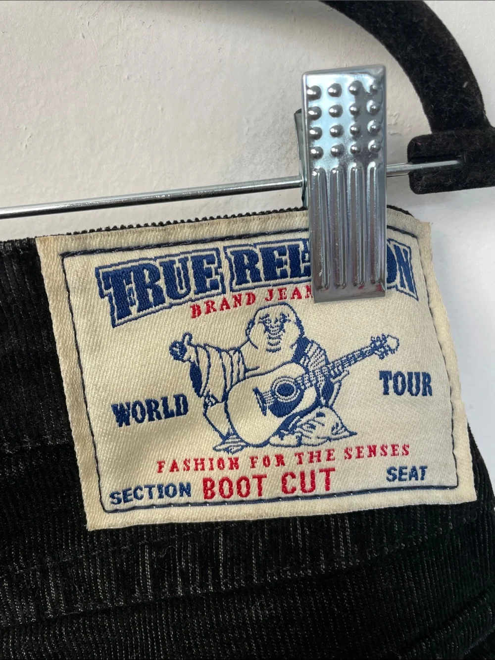 True Religion Corduroy Bootcut Billy Flap Pocket Men's 36 Straight-Leg Pants